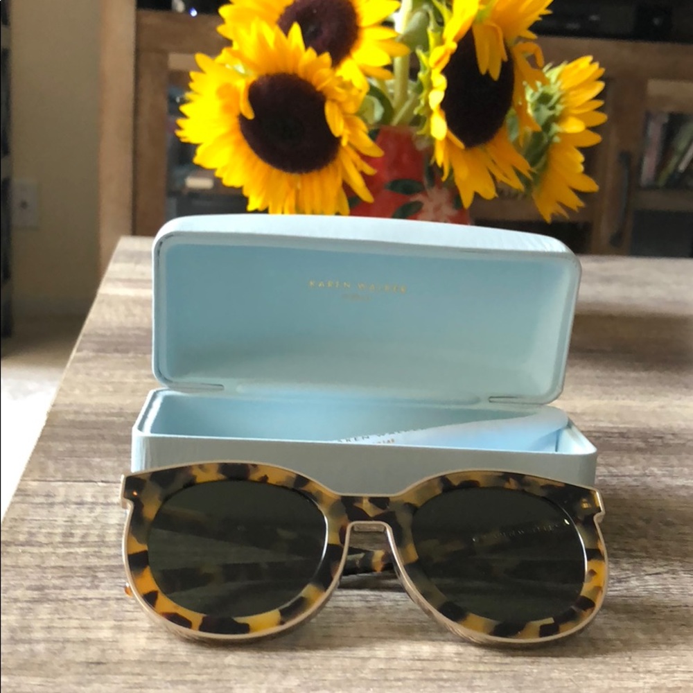 Karen Walker Super Spaceship oversized sunglasses
